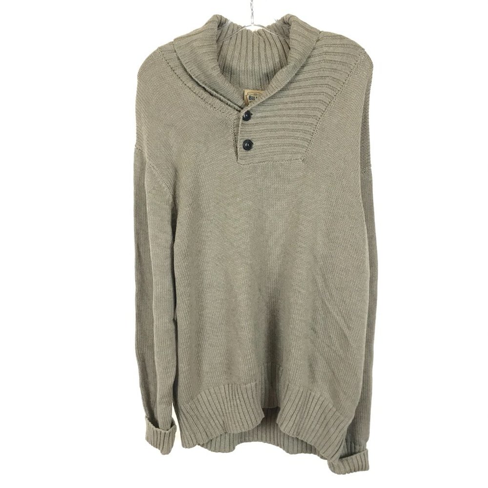 NWOT Size 2XL Bills Khakis Gray Cowl Neck Sweater